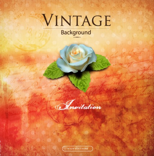 Vector vintage background creative design 02