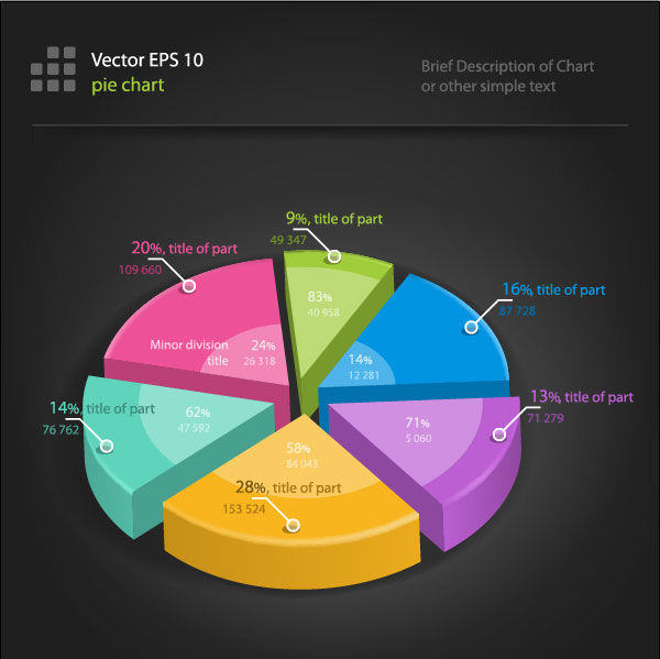 Financial Data Chart free vector 02
