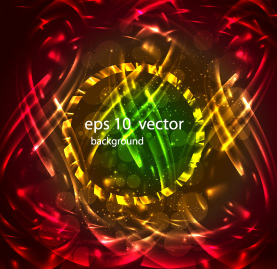 Set Abstract Halation background free vector 04