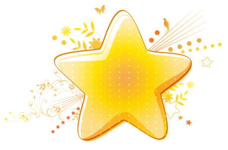 Dream Star elements backgrounds Vector graphic