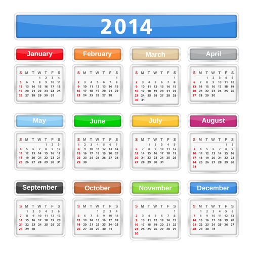 calendar 2014 