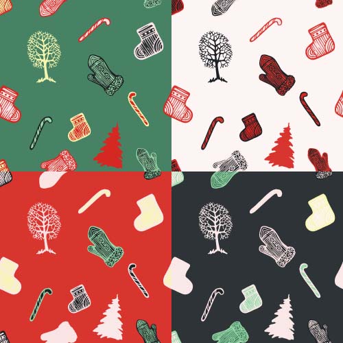 2016 christmas ornaments seamless pattern vector 06 2016 christmas ornaments seamless pattern vector 06