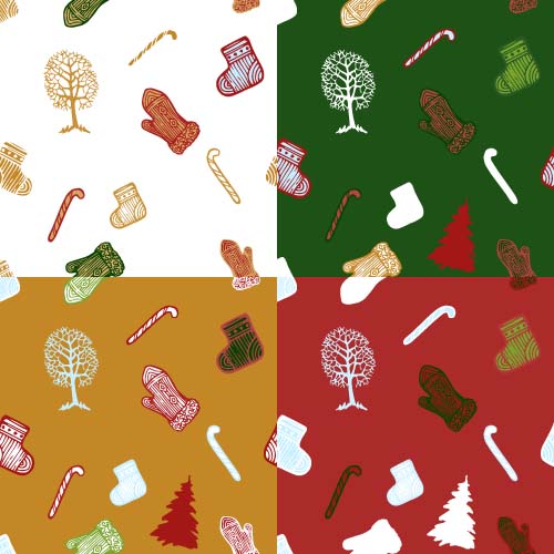 pattern ornaments christmas 2016 