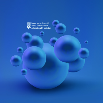Vector 3D sphere background 05