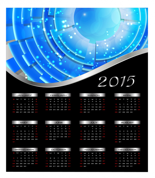 calendar abstract 2015 