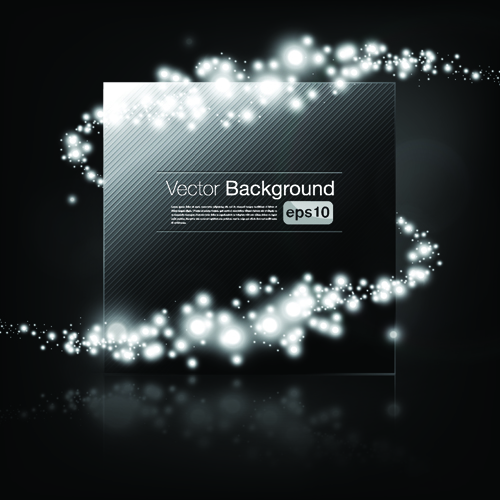 Abstract light dot with business background 03