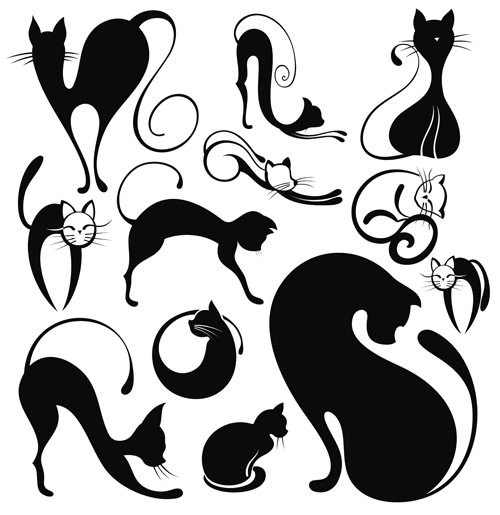 silhouettes silhouette lovely animals animal 