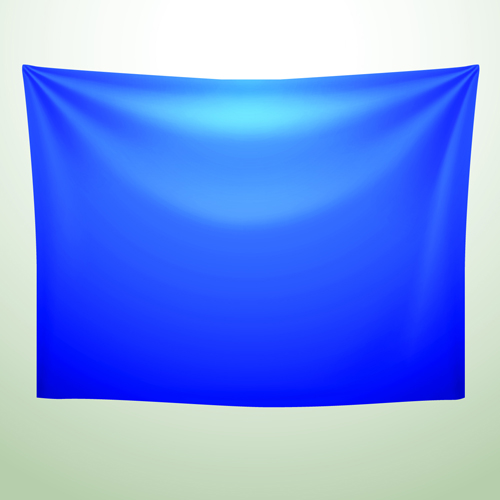 Textile on the wall banner vector 04