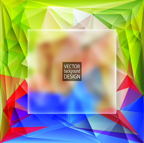 polygonal blurs Backgrounds 