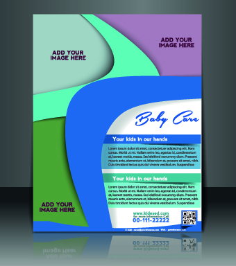 Business flyer and brochure cover design vector 82