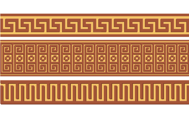 pattern border ornament greek borders 