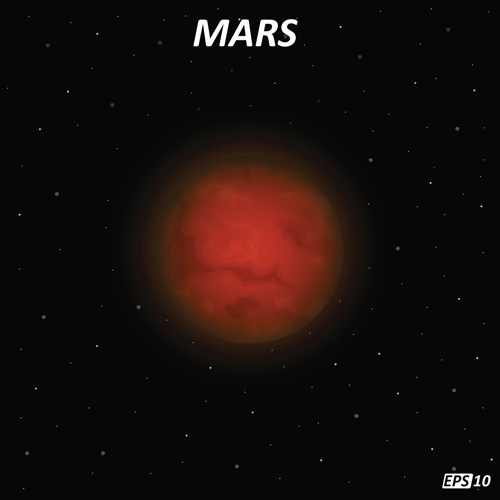 Mars art background vector Mars art background vector