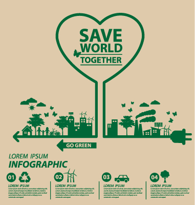 template vector Save world protection Environmental Protection environmental 