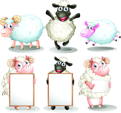 sheep cute cartoon cute 