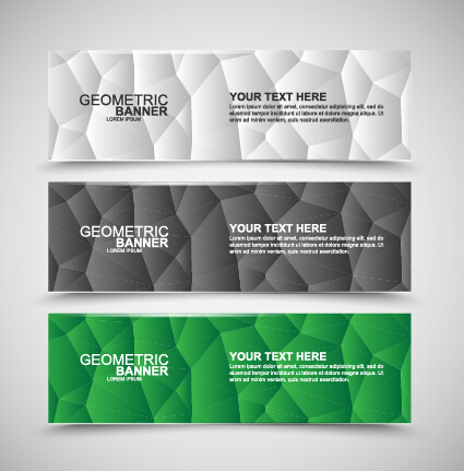 Vector web banners creative design graphics set 02