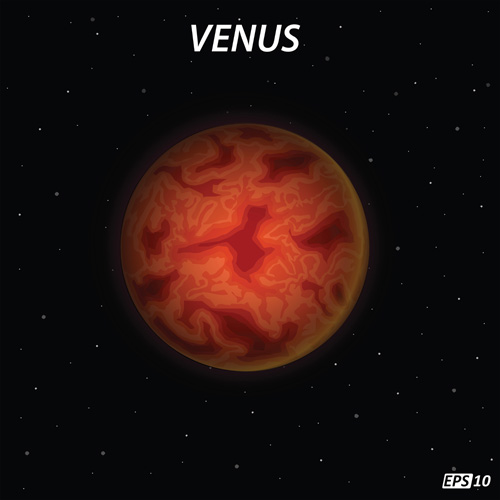 Venus art background vector Venus art background vector