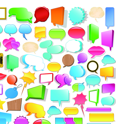 Colourful texture labels and tags vector set 03