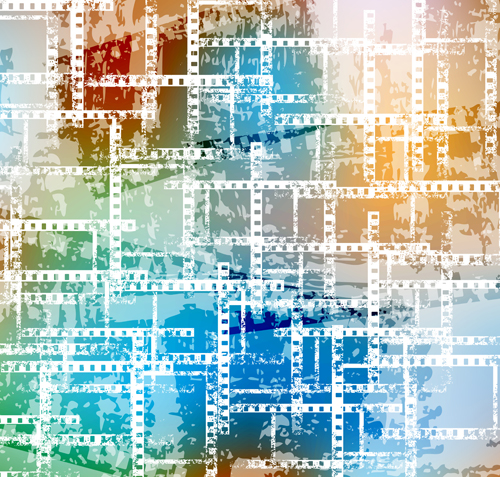 Abstract grunge background vector material 05