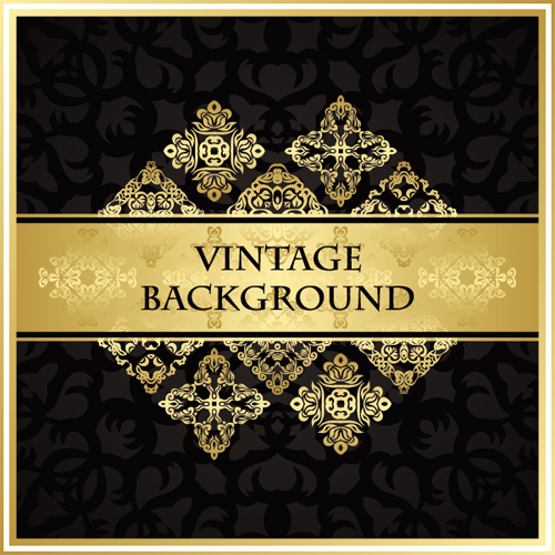 vintage luxurious gold Backgrounds 