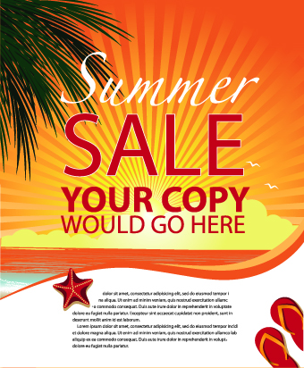 Travel poster design template vector 04