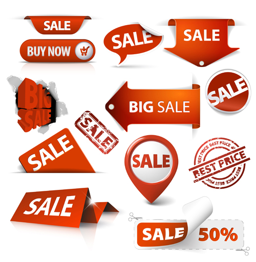 Best sale elements label Stickers 04