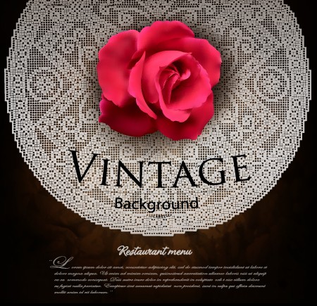 vintage vector background valentine romantic roman background 