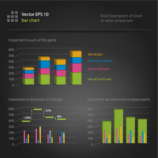 Financial Data Chart free vector 01