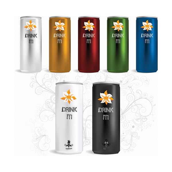Pop top cans vector graphic
