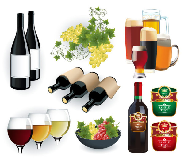 Wine and beer