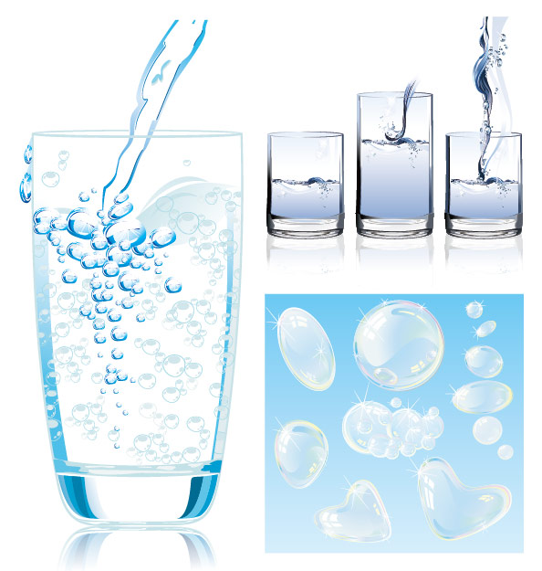 water pour heart shaped glass Flash dynamic cups blisters 