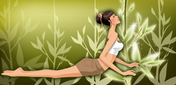 Life movement beauty set 128 vector