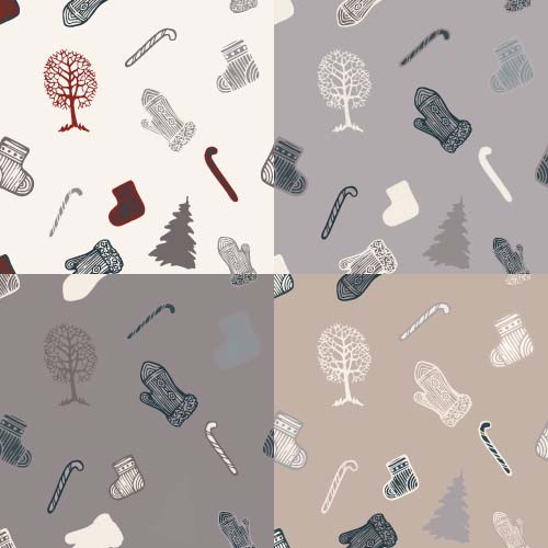 2016 christmas ornaments seamless pattern vector 09 2016 christmas ornaments seamless pattern vector 09