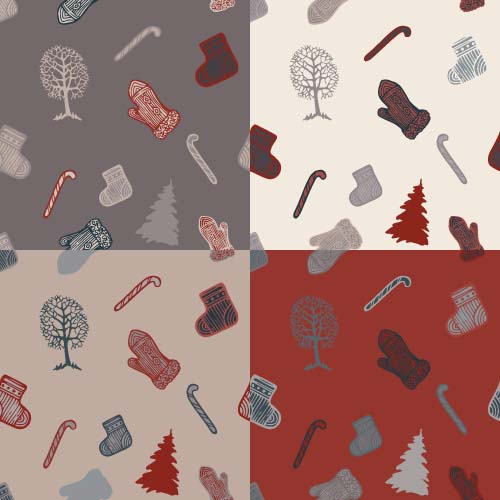pattern ornaments christmas 2016 