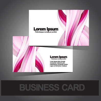 Abstract dynamic lines cards vector material 01