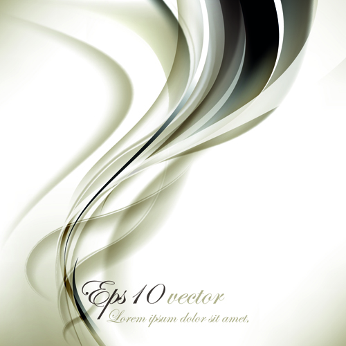 Abstract wave shiny background art vector 01