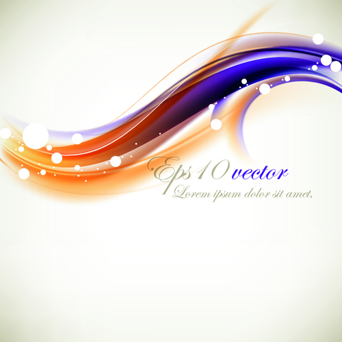 Abstract wave shiny background art vector 02