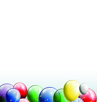 Festival Balloons background set 05