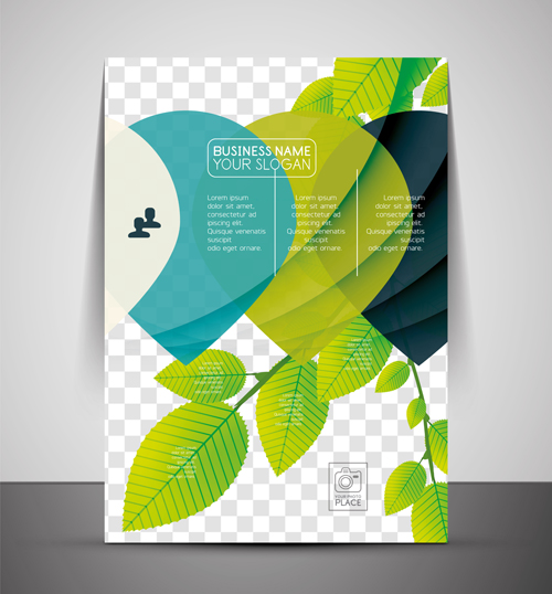 yer cover set vector illustration 08 Corporate flyer cover set vector illustration 08