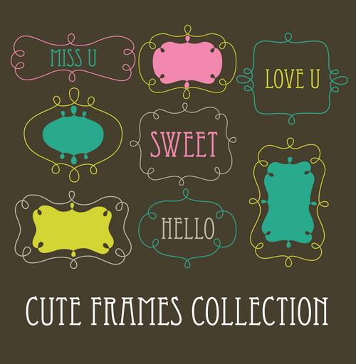 vector graphics vector graphic frames frame cute 