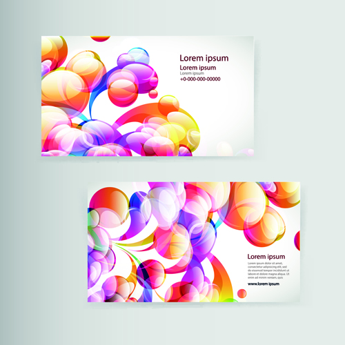 dynamic colored business cards business 
