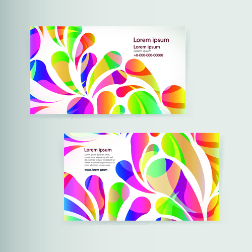 dynamic colored business cards business 