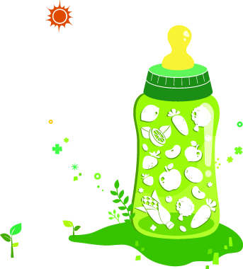 Ecology objects illustration design vector 02