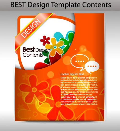 Colorful Folder element vector graphic 03