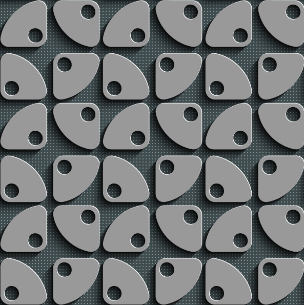 seamless plate perforated pattern 