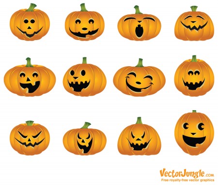 pumpkin icons halloween 
