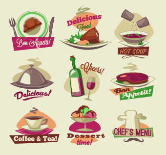 Vintage food Logo vector 05