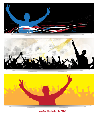 vector graphics vector graphic party music graphics banner 