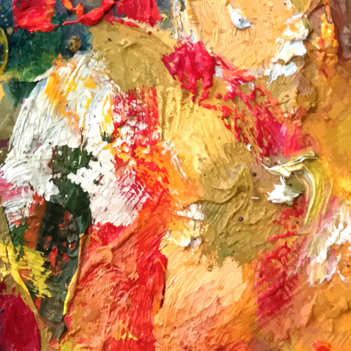 Palette oil painted vector backgrounds 04