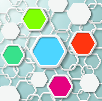 3D Paper background vector design 01