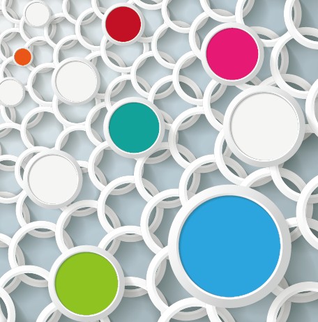 3D Paper background vector design 03